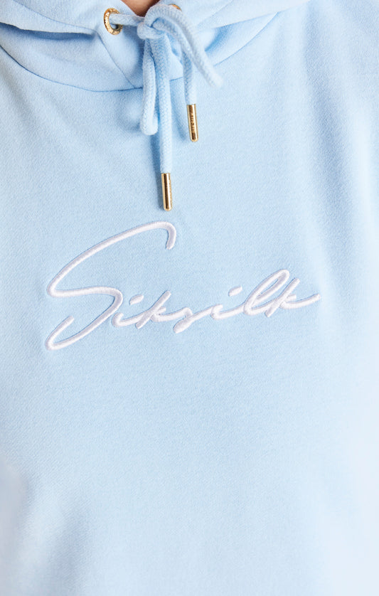 SikSilk Signature Essentials Hoodie Dress - Blue