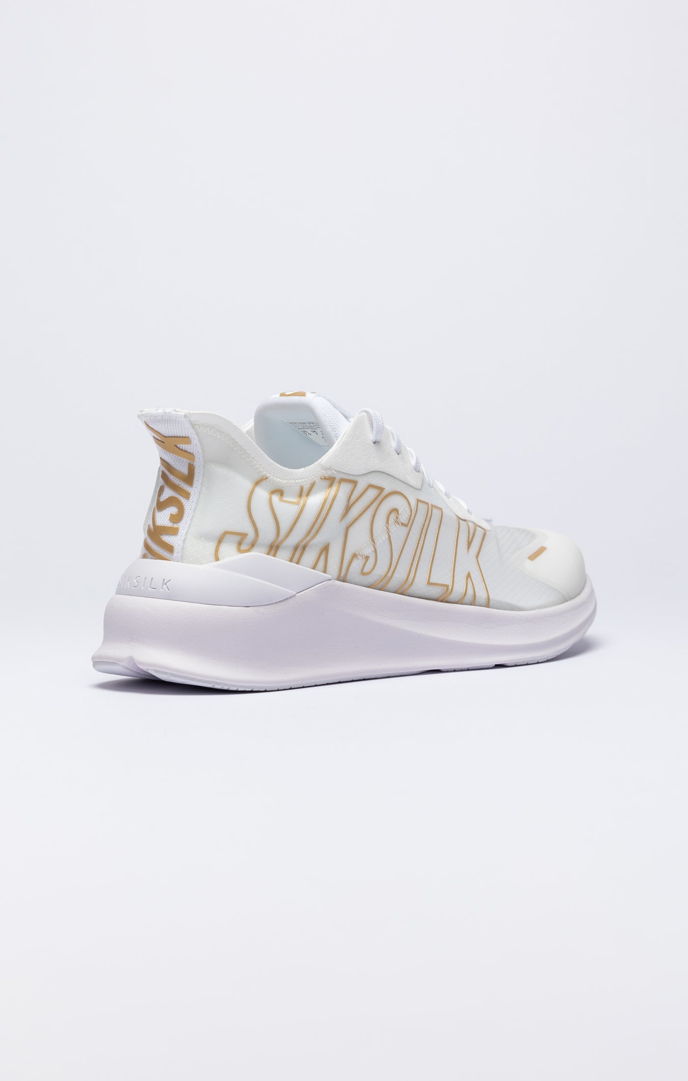 Damen Weiß &amp; Gold Mako Performance Sneaker (1)