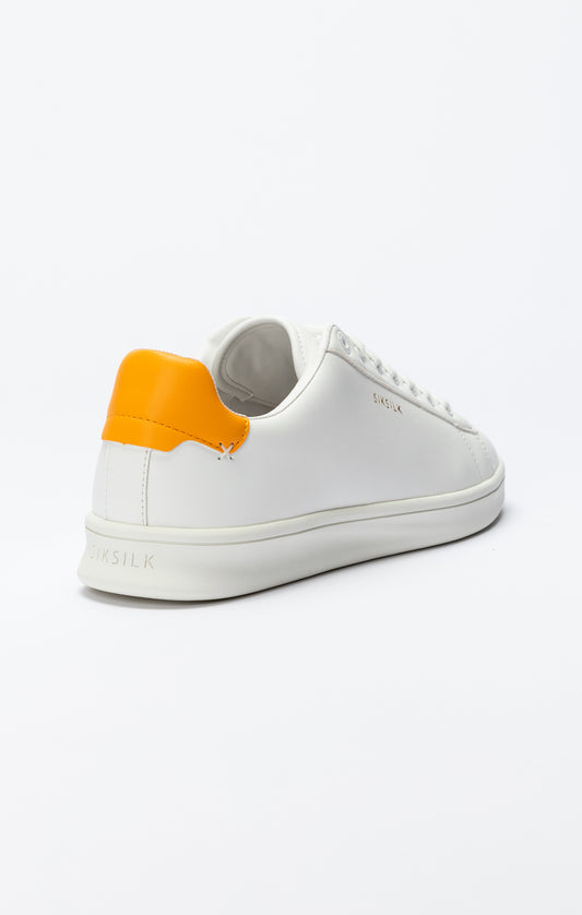SikSilk Kimi Low Sneaker - Weiß, Orange & Grün