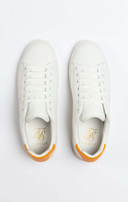 SikSilk Kimi Low Sneaker - Weiß, Orange & Grün