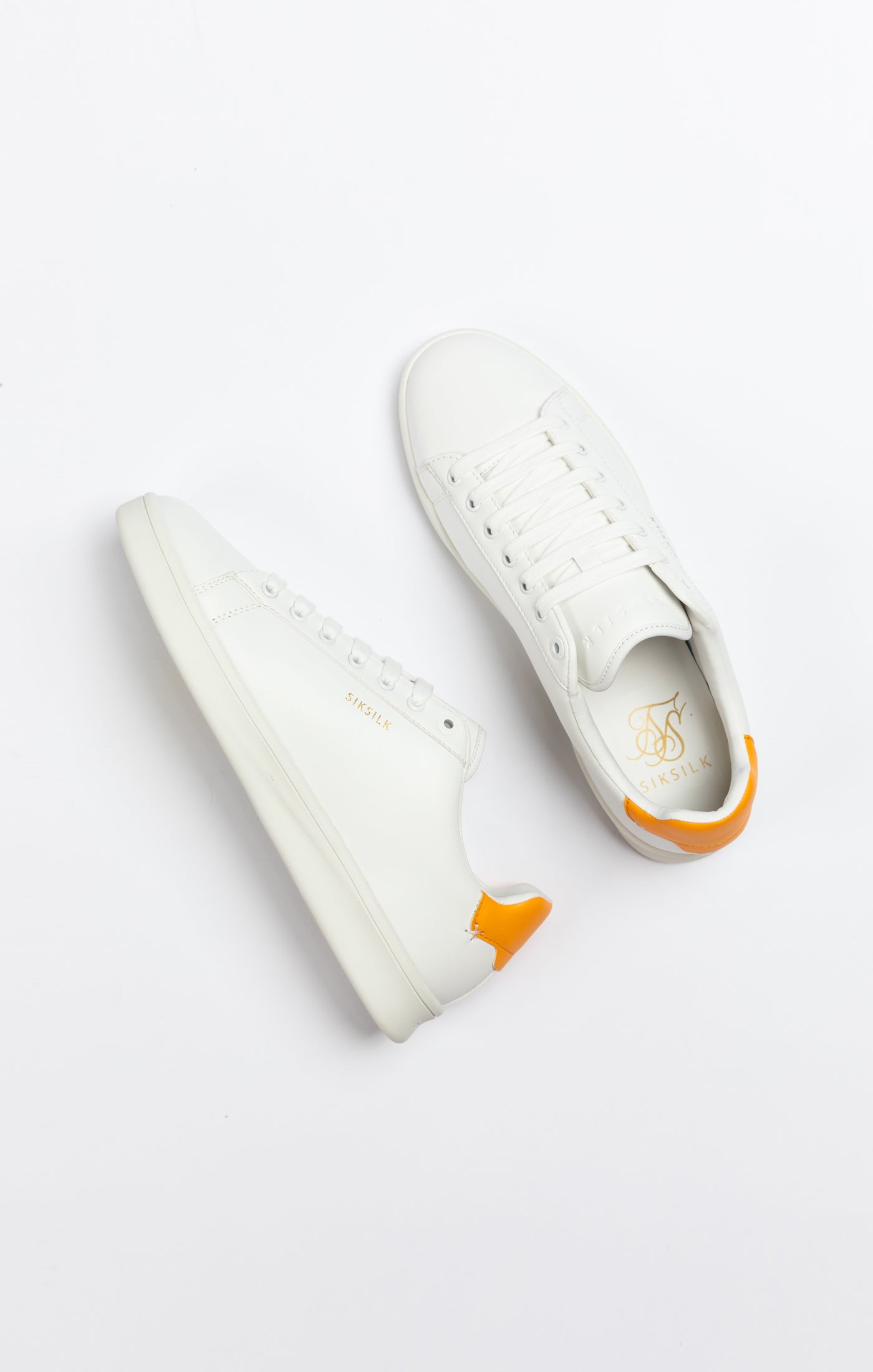 SikSilk Kimi Low Sneaker - Weiß, Orange &amp; Grün (8)
