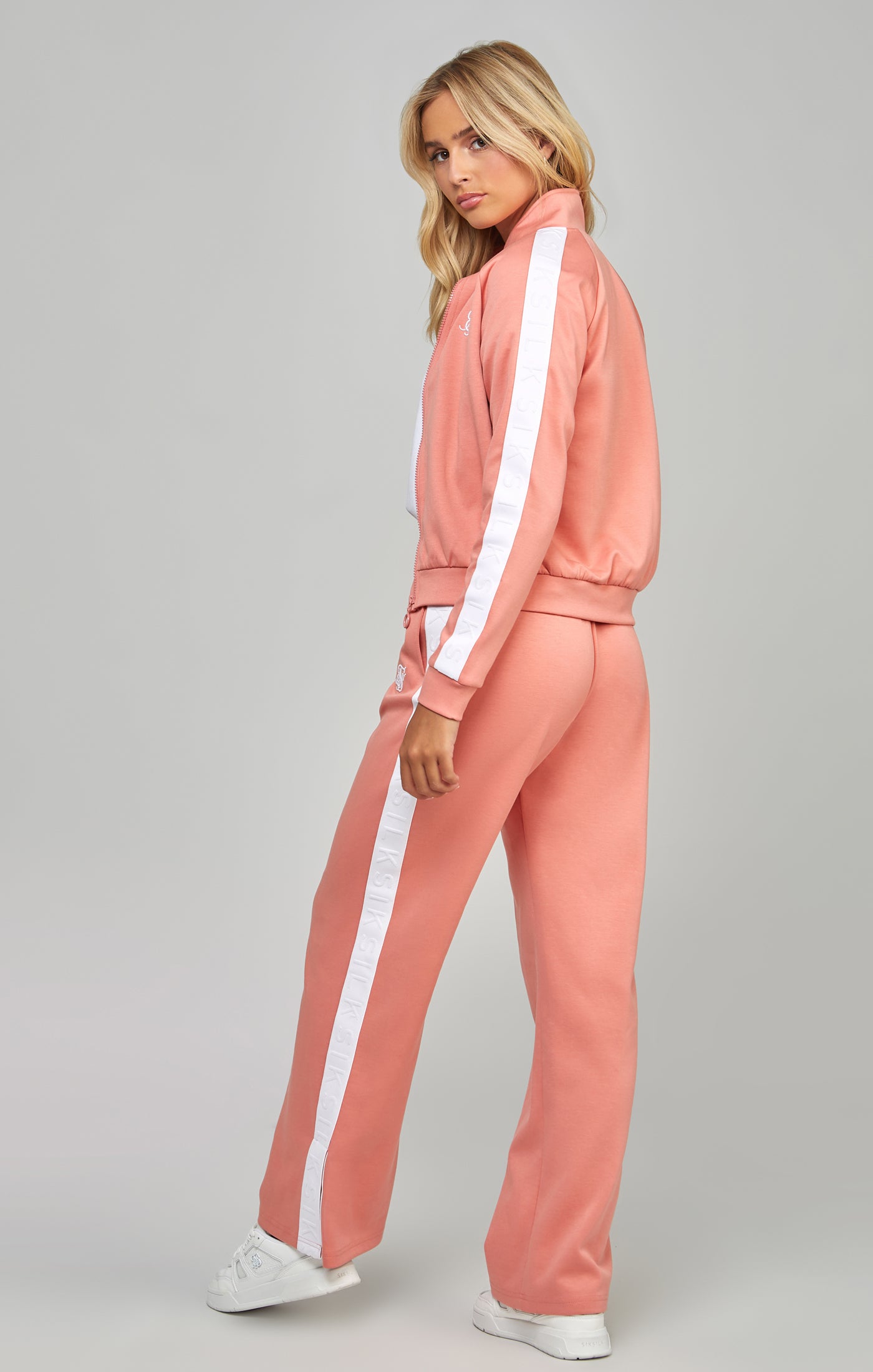 Coral Taped Track Top (4)