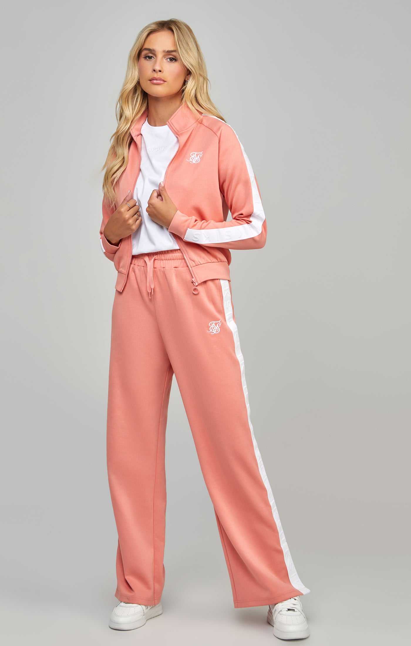 Coral Taped Wide Leg Pant (1)